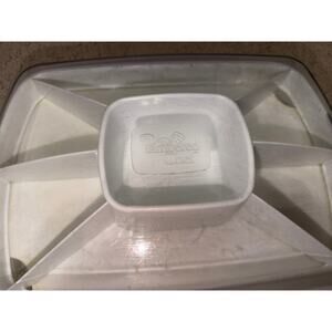 Pampered Chef Vegetable/Deviled Egg Tray Holder Container Server #2781